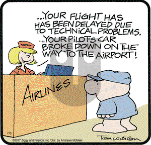 Ziggy on Friday July 6, 2018 Comic Strip
