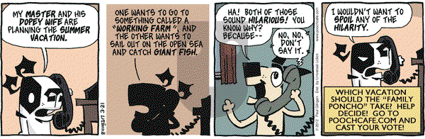 Pooch Cafe - Wednesday March 21, 2012 Comic Strip