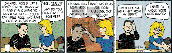 Luann - Saturday April 7, 2012 Comic Strip