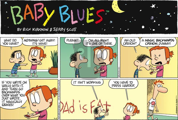 Baby Blues on Sunday September 15, 2019 Comic Strip