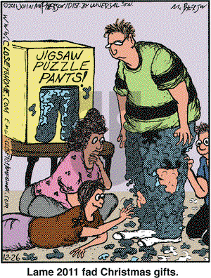 Close to Home on Monday December 26, 2011 Comic Strip