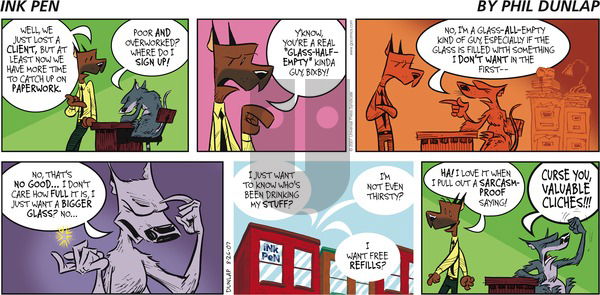 Ink Pen on Tuesday October 30, 2007 Comic Strip