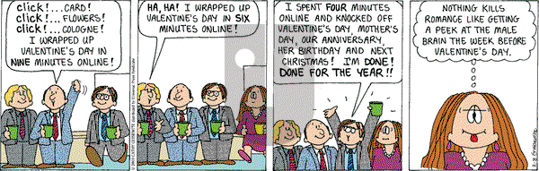 Cathy Classics on Tuesday February 8, 2011 Comic Strip