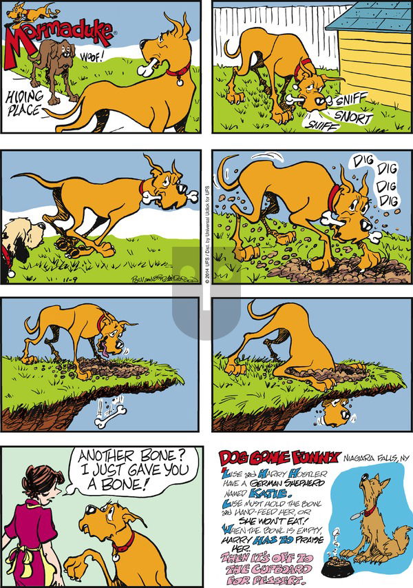 Marmaduke on Sunday November 9, 2014 Comic Strip