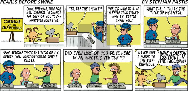 Pearls Before Swine on Sunday April 19, 2015 Comic Strip