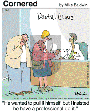 Cornered on Wednesday October 7, 2020 Comic Strip