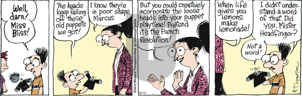 Cul de Sac on Thursday September 10, 2015 Comic Strip