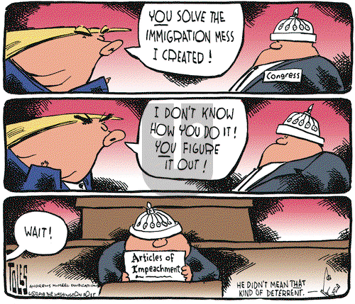 Tom Toles on Thursday June 21, 2018 Comic Strip