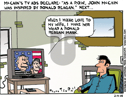 Ted Rall on Thursday February 14, 2008 Comic Strip