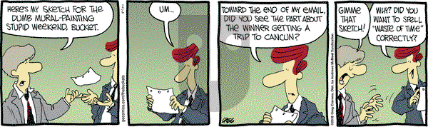 The Buckets on Tuesday February 6, 2018 Comic Strip