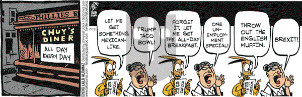 La Cucaracha on Tuesday July 12, 2016 Comic Strip
