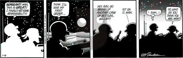 Doonesbury on Saturday January 19, 1991 Comic Strip