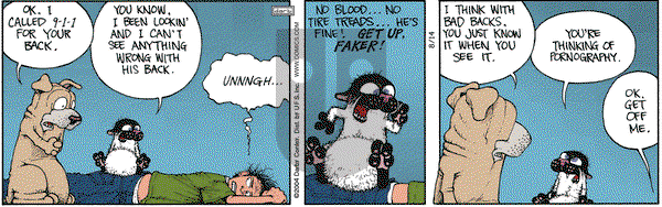 Get Fuzzy on Saturday August 14, 2004 Comic Strip