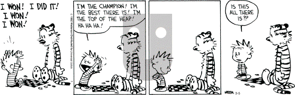 Calvin and Hobbes - Monday March 5, 2012 Comic Strip