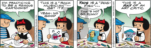 Nancy on Saturday November 1, 2008 Comic Strip
