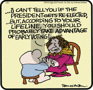 Ziggy on Thursday January 31, 2019 Comic Strip