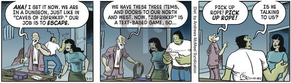 Alley Oop on Wednesday March 13, 2019 Comic Strip