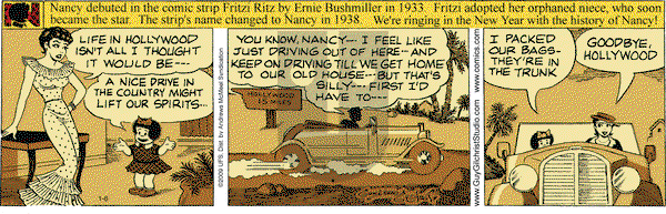 Nancy on Saturday January 6, 2018 Comic Strip
