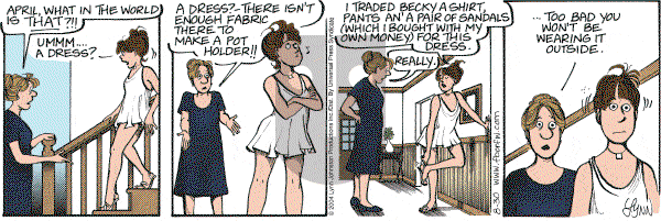 For Better or For Worse - Monday August 30, 2004 Comic Strip