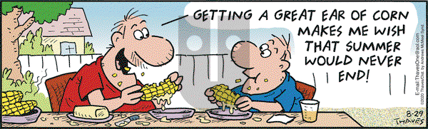 Frank and Ernest on Saturday August 29, 2020 Comic Strip