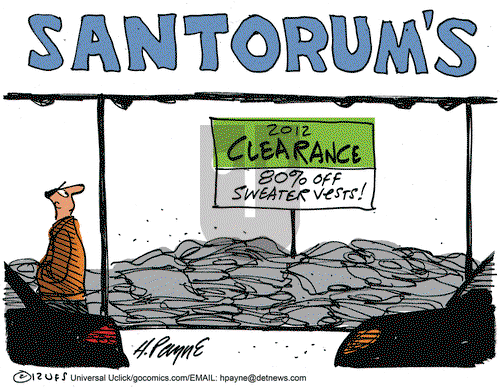 Henry Payne - Wednesday April 11, 2012 Comic Strip