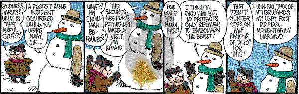 Monty on Thursday January 7, 2016 Comic Strip