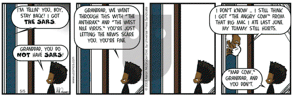 The Boondocks on Monday May 5, 2003 Comic Strip