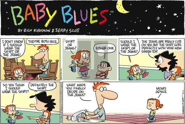 Baby Blues on Sunday October 11, 2015 Comic Strip