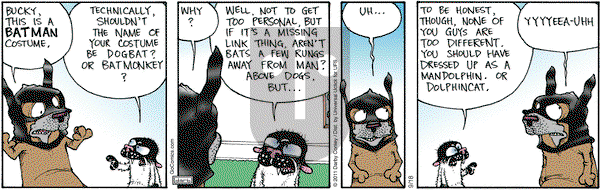 Get Fuzzy on Wednesday September 18, 2013 Comic Strip