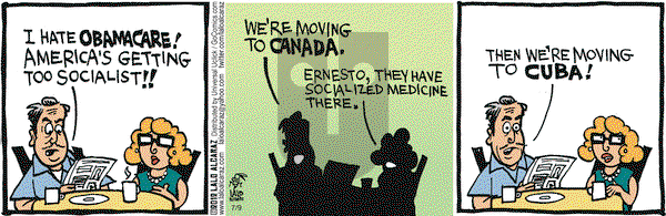 La Cucaracha on Monday July 9, 2012 Comic Strip