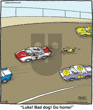 In the Bleachers on Thursday November 28, 2002 Comic Strip