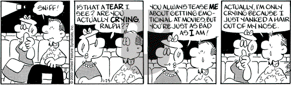 Drabble on Saturday January 25, 2003 Comic Strip
