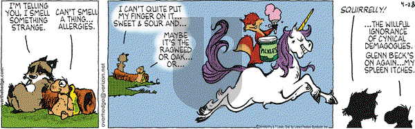Over the Hedge on Wednesday April 28, 2010 Comic Strip