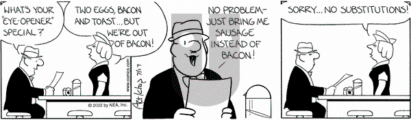The Born Loser on Monday July 22, 2002 Comic Strip