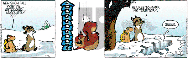 Over the Hedge on Monday January 2, 2017 Comic Strip