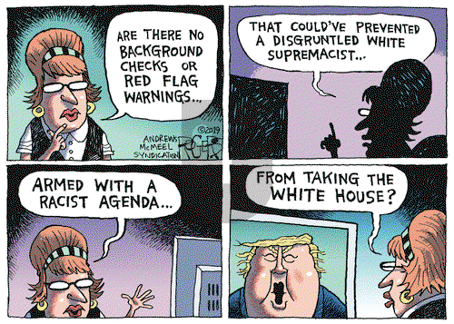 Rob Rogers on Tuesday August 13, 2019 Comic Strip
