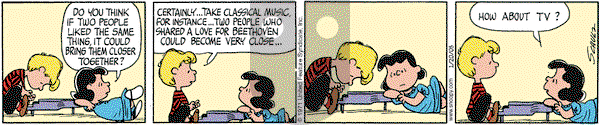 Peanuts on Monday January 20, 2003 Comic Strip