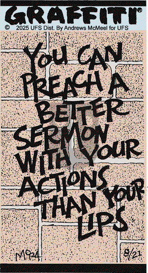 Graffiti on Thursday August 21, 2025 Comic Strip