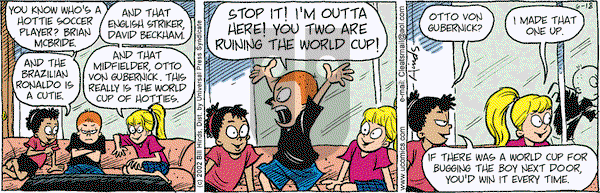 Cleats on Tuesday June 18, 2002 Comic Strip