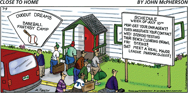 Close to Home on Sunday July 9, 2006 Comic Strip