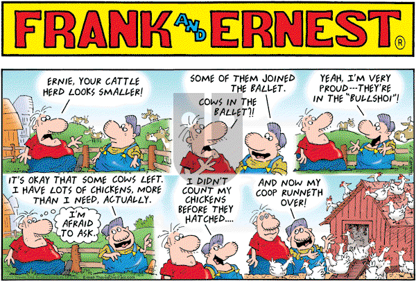 Frank and Ernest on Sunday July 17, 2011 Comic Strip