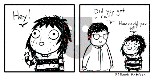 Sarah's Scribbles - Saturday April 5, 2014 Comic Strip