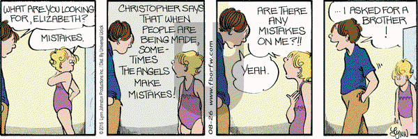 For Better or For Worse - Wednesday August 26, 2015 Comic Strip