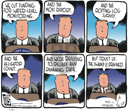 Tom Toles on Wednesday April 19, 2017 Comic Strip