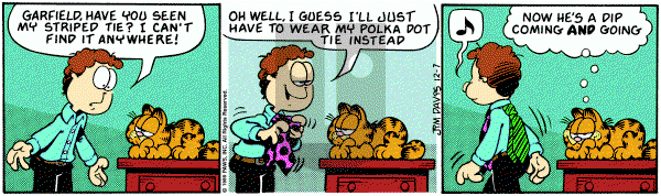 Garfield on Thursday December 7, 1989 Comic Strip