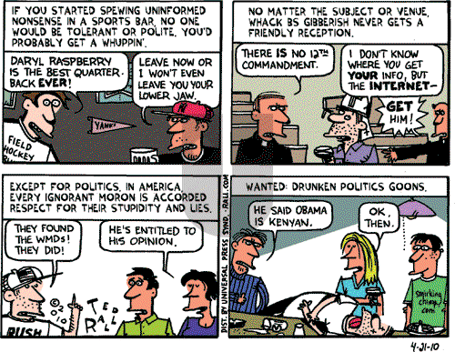 Ted Rall on Wednesday April 21, 2010 Comic Strip