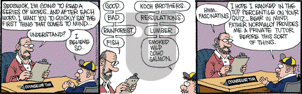 Monty on Friday September 12, 2014 Comic Strip