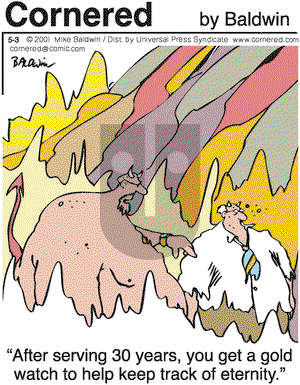 Cornered on Thursday May 3, 2001 Comic Strip