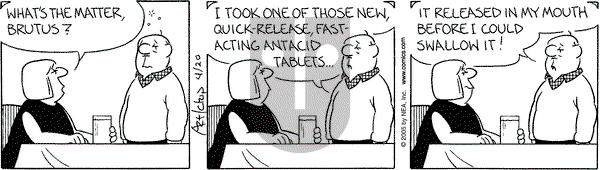 The Born Loser on Wednesday April 20, 2005 Comic Strip