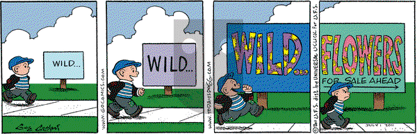 Nancy on Friday July 1, 2011 Comic Strip